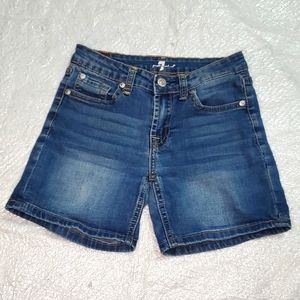 7 For All Mankind Girls' Denim Shorts